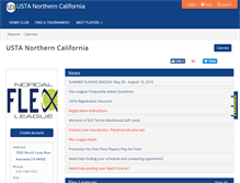 Tablet Screenshot of norcalflexleagues.com
